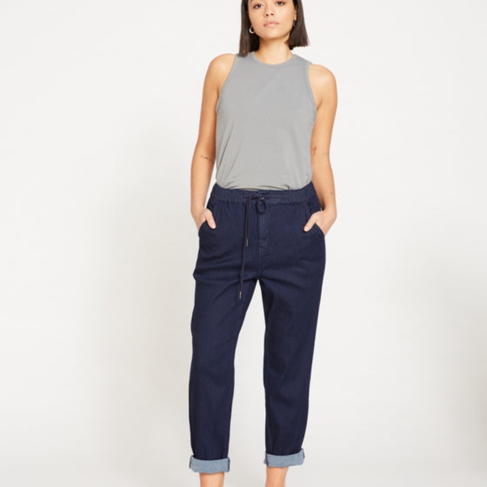 Universal Standard ComfortDenim Drawstring Jean Trouser